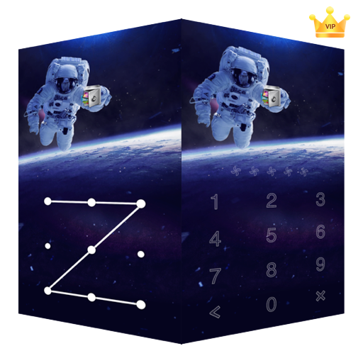 AppLock Live Theme Astronaut – Paid Theme icon