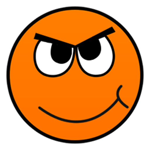 orange ball and monsters icon