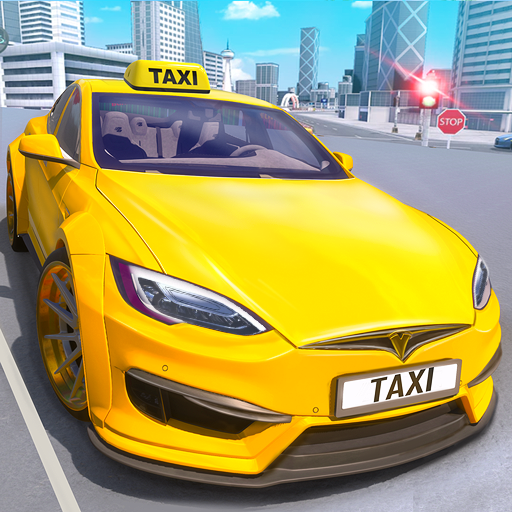Crazy Car Driving Taxi Games icon
