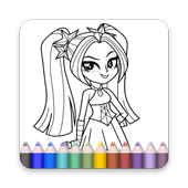 Coloring Book For Equestria Girls My Little Pony icon