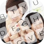 صورة حبيبك في لوحة المفاتيح أيقونة