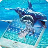 Dolphin keyboard  Dolphin theme ocean  The sea on 9Apps