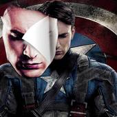SuperHero Captain America Photo Edit icon