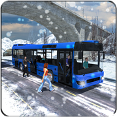 Coach Driver Snow Simulator icon
