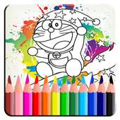Coloring Book For Dorae Cat -New-