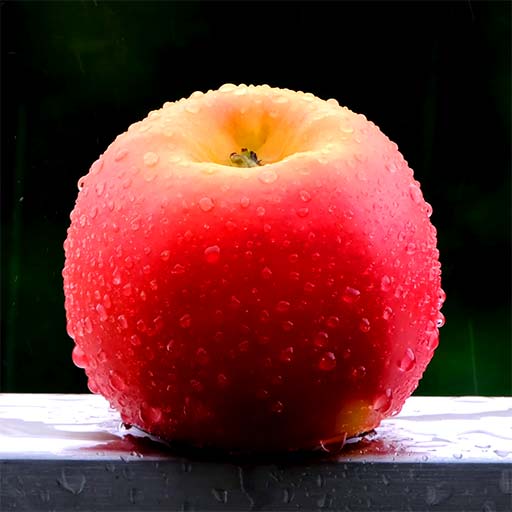 Apple In Rain Live Video Wallpaper icon