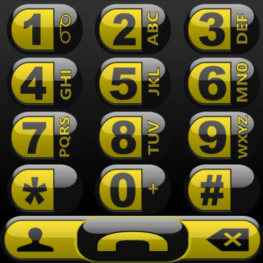 THEME FUTURA YELLOW EXDIALER icon