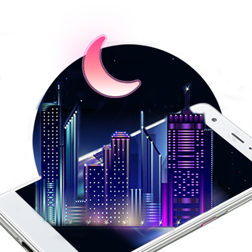 Foreign neon City Live wallpaper icon