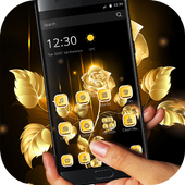 Gold Rose Theme pour Samsung icon