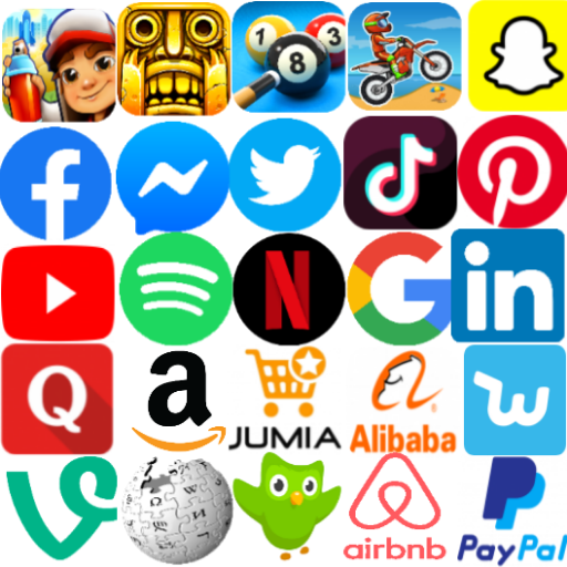 All Social Media &amp; Network In One App &amp;  Messenger icon