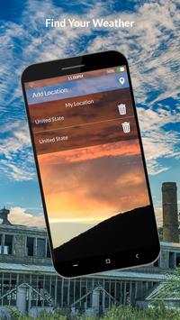 Transparent Clock & Weather screenshot 1