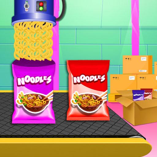 Fabbrica di noodle maker: snack food cooking icon