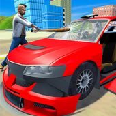 Real Gangster Theft Car Destruction Game icon
