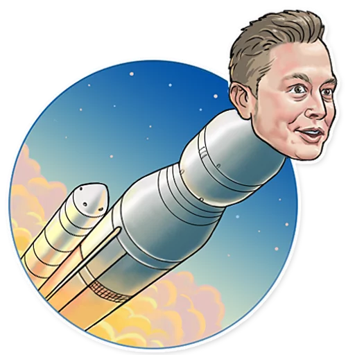 Elon Musk stickers for WAStickerApps icon