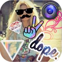 Hipster Sticker Photo Editor
