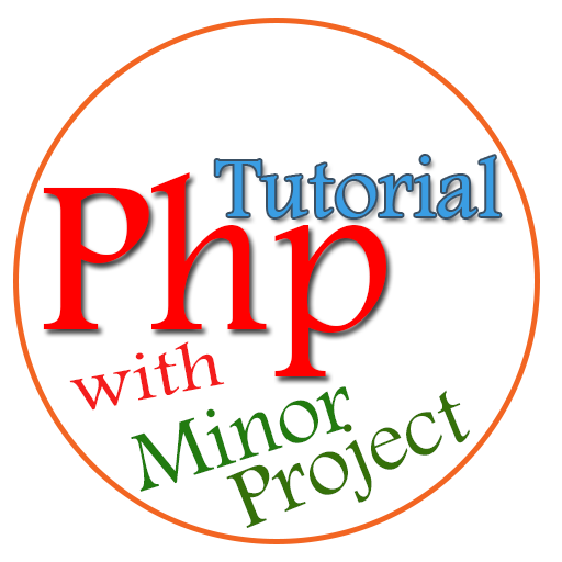 PHP Tutorial with Minor Project icon
