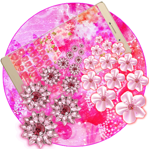 Cherry blossom gravity keyboard أيقونة