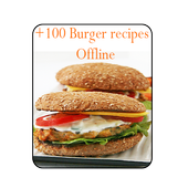  100 burger recipes offline icon