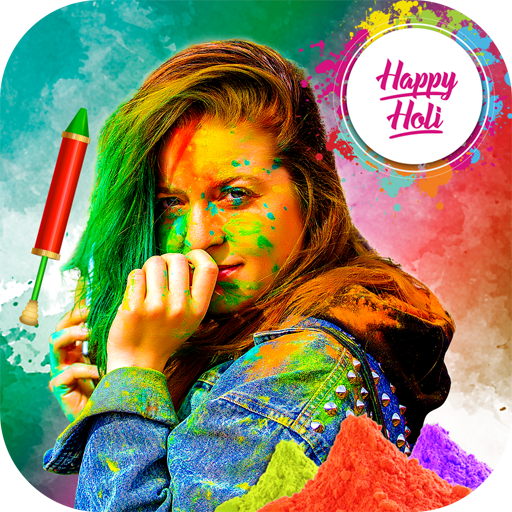 Holi Photo Editor App 2021 icon