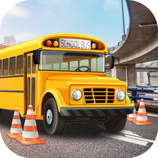 Realistic Bus Parking 3D icon