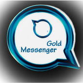Blue Gold Messenger icon