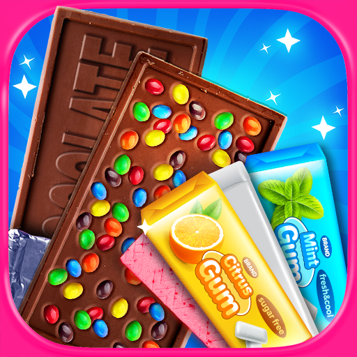 Chocolate Candy Bars Maker &amp; Chewing Gum Games icon