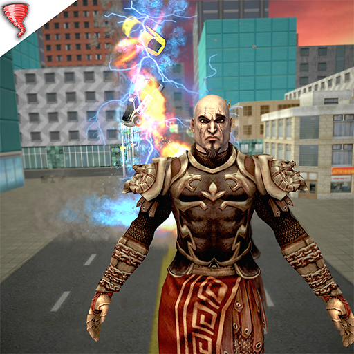 Robot Tornado Crime Simulator-Immortal Flying Hero icon