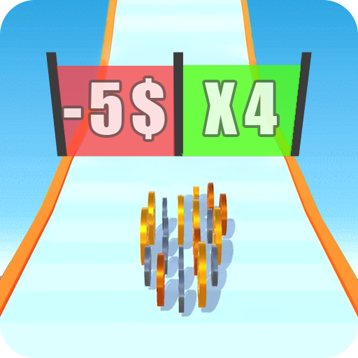 Money Run Rush 3D coins icon