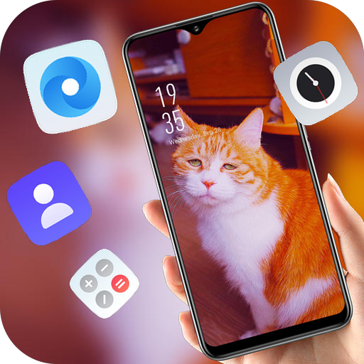 Wilted cat theme for xiaomi mi play animals pet icon