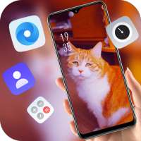 Wilted cat theme for xiaomi mi play animals pet