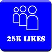 Free Followers Fans & Likes For Tiktok - 25K Likes