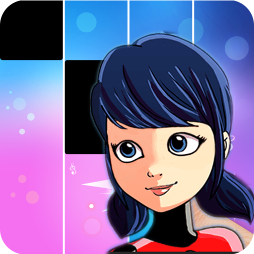Piano Ladybug Noir Game icon