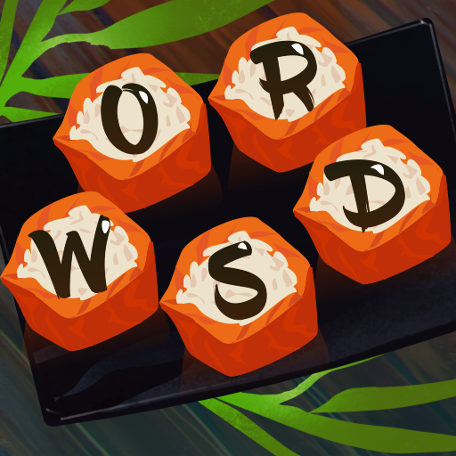 word connect Sushi 🍣  word pu icon