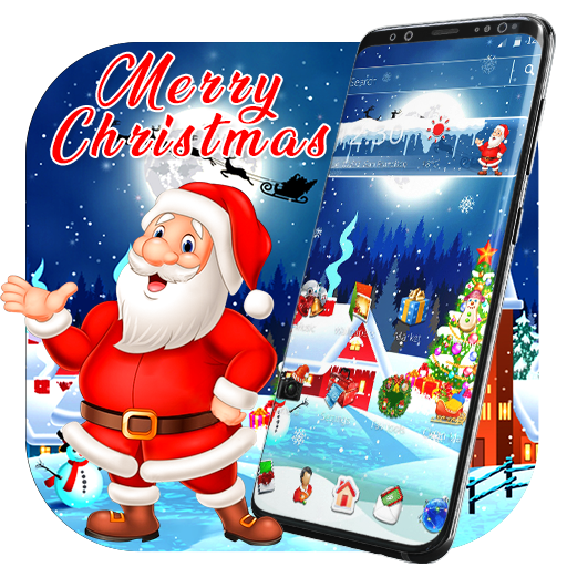 Cute Santa Christmas Theme icon