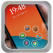 Kitkat launcher theme icon