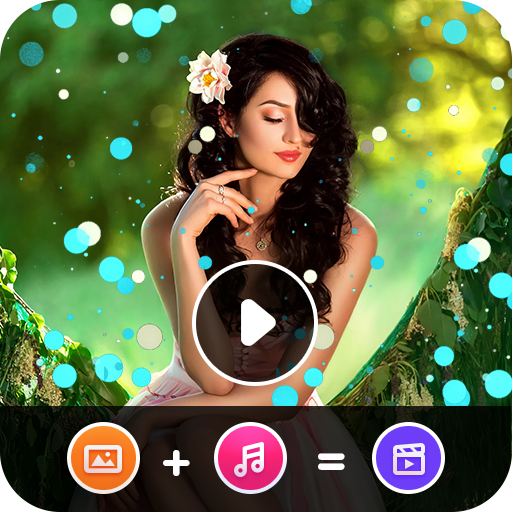 Animation Effect Video Maker with music icon