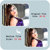 Resize Photo in kb - Compress image Size Reduce icon