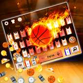 3D Basketball Gravity Keyboard Theme