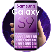 Purple Keyboard for Galaxy S9 icon