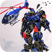 Police Helicopter Robotic Battle👮 icon