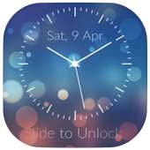 Classic Clock Lock Screen on 9Apps