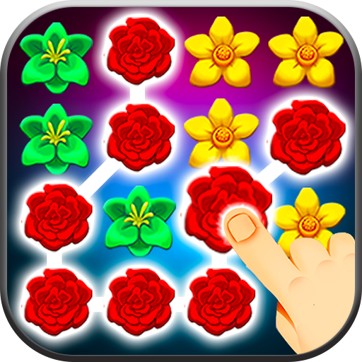 ikon Flower Match Puzzle Game: New Flower Games 2020