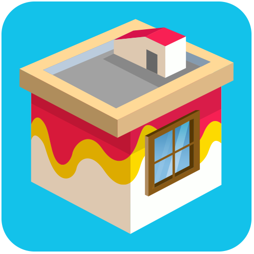 Paint wall | Exciting House Painting Puzzle Game icon