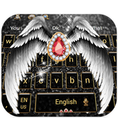 Diamond shining wings Keyboard icon