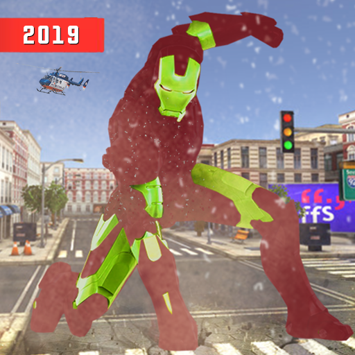 Super Iron Hero 2019: Robot Rescue Mission Game icon