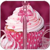 Pink Zipper Lock Screen icon