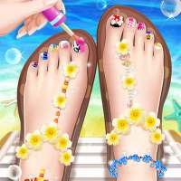 💅Princess Nail Makeup Salon2 - Beautiful Toenail