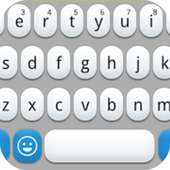 Emoji Keyboard  White Blue