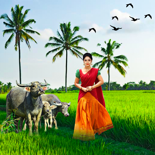 Village photo editor frames icon