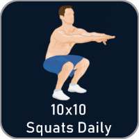 10x10 Squats Daily